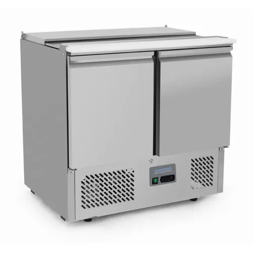 Arctica Refrigerated Saladette Preparation Counter with Polypropylene Work Surface - 2 Door - pack size 1