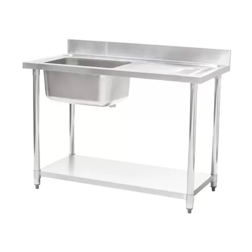 Connecta Single Sink Unit - Right Hand Drainer - 1200mm - pack size 1