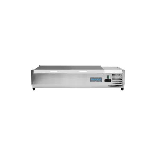 Arctica Refrigerated Prep Top Unit - 7 x 1/4GN Capacity with Stainless Steel Lid - pack size 1