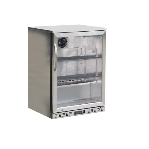 Arctica Bar & Display Bottle Cooler - 1 Hinged Door - Stainless Steel - pack size 1