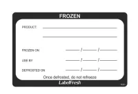 DEFROST FROZEN FOOD LABELS -BOX 500