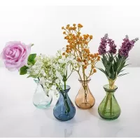 Round Vase Recycled Glass - Pack 24