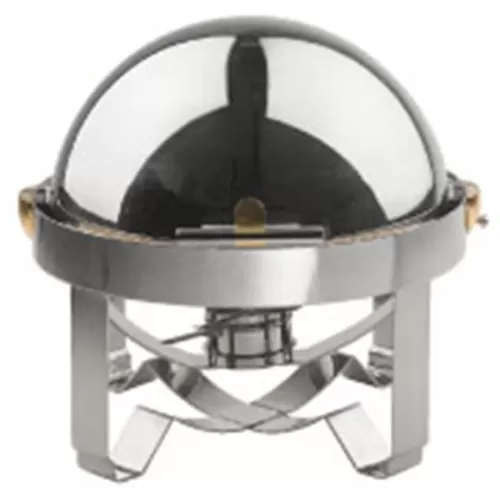 Elia Deluxe Round Roll Top Stainless Steel Chafer 4Litre - pack size 1