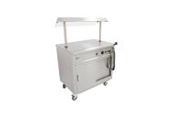 Parry Plain Top Mobile Servery with Heated Gantry MSFG