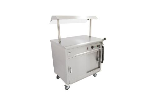 Parry Plain Top Mobile Servery with Heated Gantry MSFG