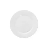 Great White Porcelain Round Winged Plate 17cm - pack size 12