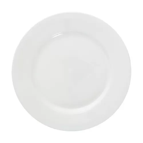 Great White Porcelain Round Winged Plate 31cm - pack size 6