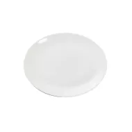 Great White Porcelain Oval Plate 24cm - pack size 6