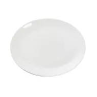 Great White Porcelain Oval Plate 30 x 24cm - pack size 6