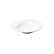 Great White Porcelain Round Soup Plate 23cm - pack size 6