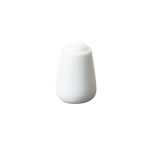 Great White Porcelain Pepper Pot 8cm - pack size 12