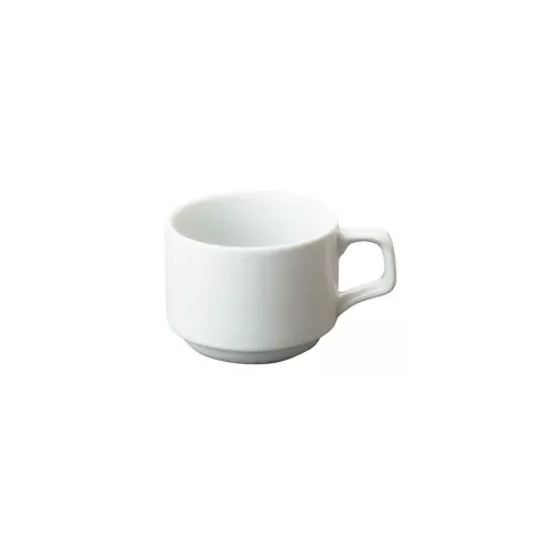 Great White Porcelain Stacking Teacup 20cl 7oz - pack size 12