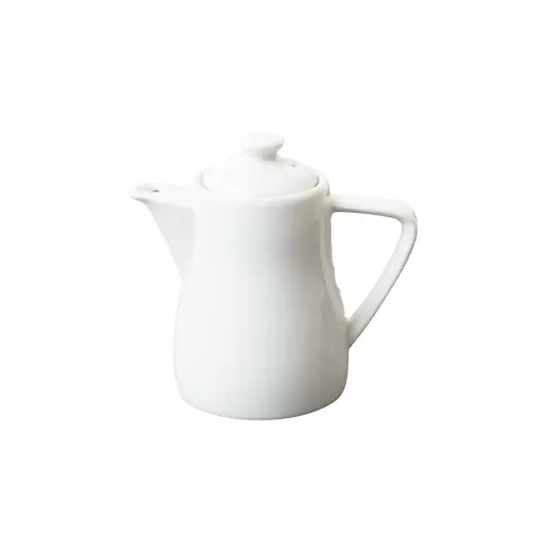 Great White Porcelain Coffee Pot 31cl 11oz - pack size 4