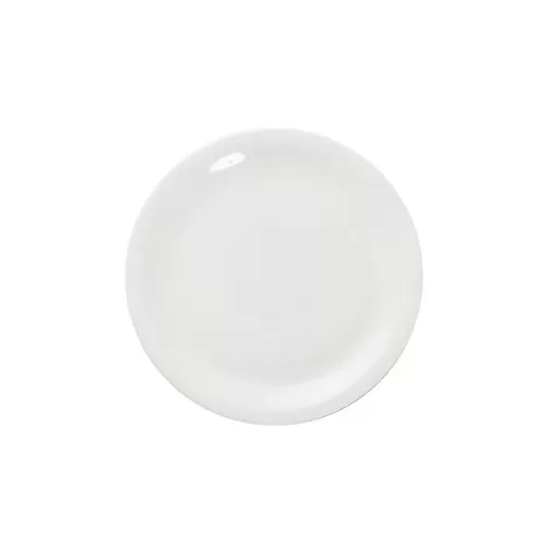 Great White Porcelain Round Narrow Rim Plate 16cm - pack size 6