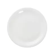 Great White Porcelain Round Narrow Rim Plate 25cm - pack size 6