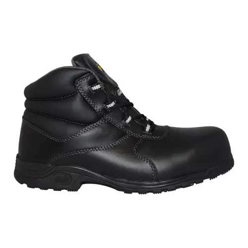 Anvil Hartford 2 Black Leather Unisex Anti Slip Safety Boot - pack size 1