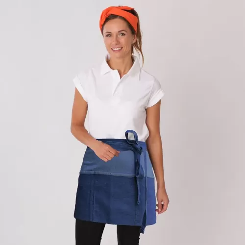 Dennys Denim Colour 100% Cotton Money Pocket Apron - pack size 1