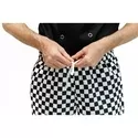 Large Black & White Check Trousers