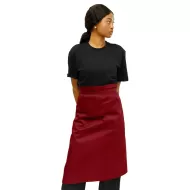 Brigade Merlot Polycotton Waist Apron With Pocket 76x90cm - pack size 1