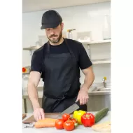 Brigade Black Polycotton Bib Apron 96x72cm - pack size 1