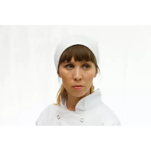 Brigade White Polyester Ventilated Mesh Beanie - pack size 1