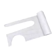White Disposable Polythene Aprons - pack size 1