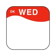 Label Wednesday Permanent Square 19mm - pack size 1