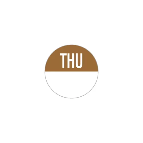 Label Thursday Permanent Round 19mm - pack size 1