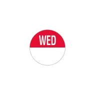 Label Wednesday Permanent Round 19mm - pack size 1