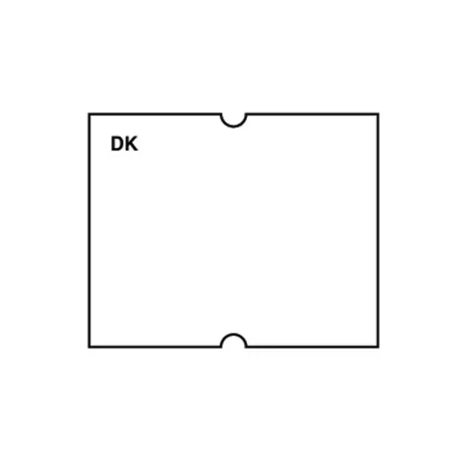 DayMark Date Gun Label Plain 2 Line Permanent 20x18mm - pack size 1