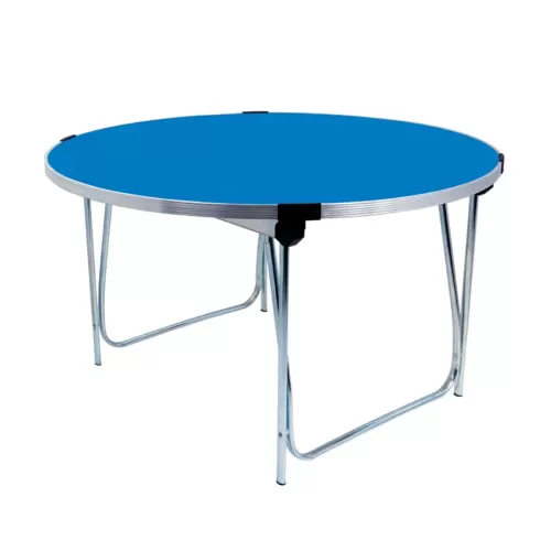 Folding Table 1520dia. x 698H - Azure laminated top - pack size 1