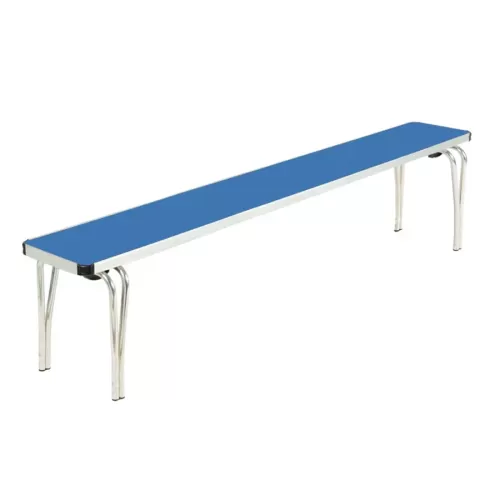 Stacking Bench 1220 x 254 x 483H - Azure laminated top - pack size 1