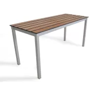 Outdoor Slatted Bench 1500 x 300 x 430H - Chestnut - pack size 1