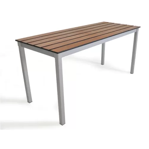 Outdoor Slatted Bench 1000 x 300 x 460H - Chestnut - pack size 1