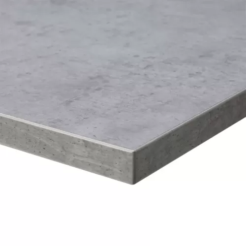 Tabilo Tuff Top® Original MFC Sheen Finish Square Light Grey Chicago Concrete Tabletop - pack size 1