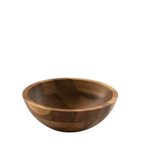 Large Tilt Walnut Wood Bowl - pack size 1