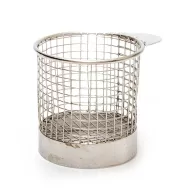 Mini Serving Basket 9cm Dia x 8.5cm Stainless Steel - pack size 1