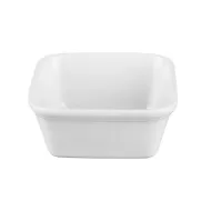 Churchill Cookware Vitrified Porcelain White Square Stackable Pie Dish 12cm 45cl 15.8oz - pack size 12