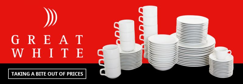 Great White Cheap & Cheerful Crockery