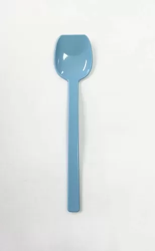 Wide Flat Edge Spoon with Long Handle -pk 10
