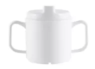 Two Handled White Mug - Pack 6