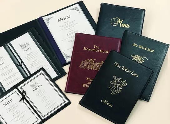 Menus, Signs,Displays