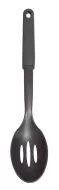 Eco- Friendly Black Slotted Spoon 13"